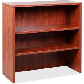 Hutch for 35" Lateral File Cabinet - 35.5" x 14.8" x 36" - Cherry - Essentials Series