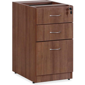 Pedestal - 15.5" x 21.9" x 28.5" - Walnut - Essentials Series