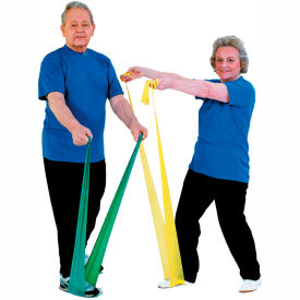 Latex Exercise Band, 5" Strips, Blue, 30 Strips/Box