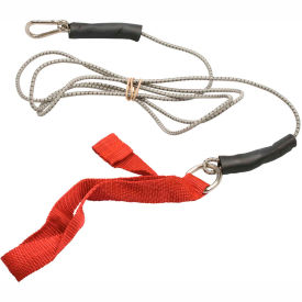 Bungee Exercise Cord with Attachments, 7' Cord, Red