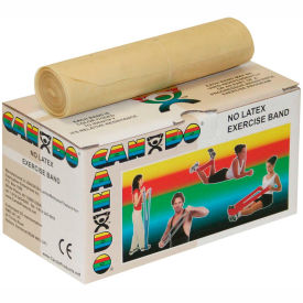 Latex-Free Exercise Band, Tan, 6 Yard Roll, 1 Roll/Box