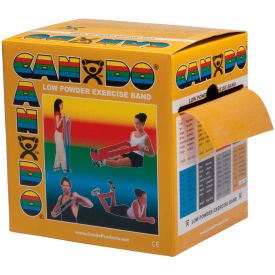 Low Powder Exercise Band, Gold, 50 Yard Roll, 1 Roll/Box