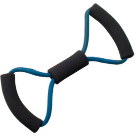 BowTie Tubing Exerciser, Blue, 14"