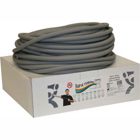 Latex Free Exercise Tubing, Silver, 100' Roll/Box