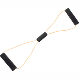 CanDo BowTie Tubing Exerciser, Tan, 22"