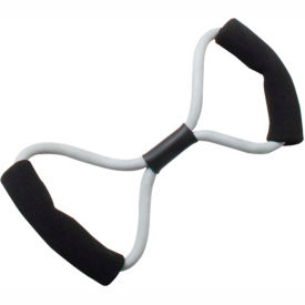 BowTie Tubing Exerciser, Silver, 14"