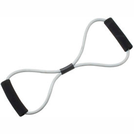 22" CanDo BowTie Tubing Exerciser, Silver