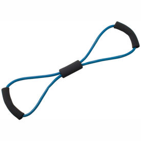CanDo BowTie Tubing Exerciser, Blue, 22"