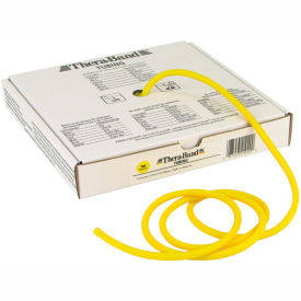 Latex Exercise Tubing, Yellow, 25' Roll/Box