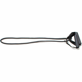 CanDo Exercise Tubing with Handles, Black, 48"