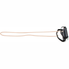 Exercise Tubing with Handles, Tan 48"