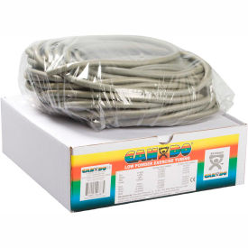 Low Powder Exercise Tubing, Silver, 100' Roll/Box