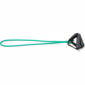 CanDo Exercise Tubing with Handles, Green, 48"
