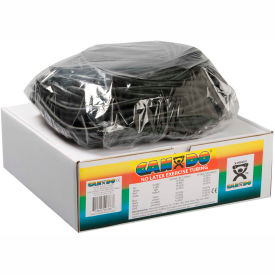 Latex-Free Exercise Tubing, Black, 100' Roll/Box