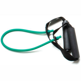 Exercise Tubing with Handles, Green, 18"