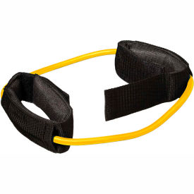 Tubing with Cuff Exerciser, 35" Circumference, Yellow