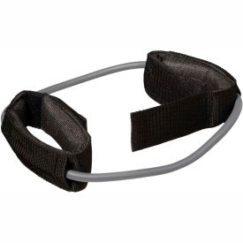 Tubing with Cuff Exerciser, 35" Circumference, Silver
