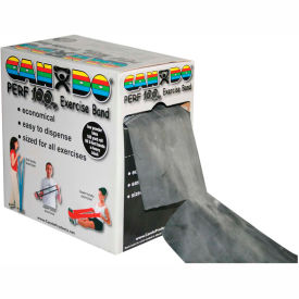Perf 100 Low Powder Exercise Band, Black, 100 yd Roll, 1 Roll/Box