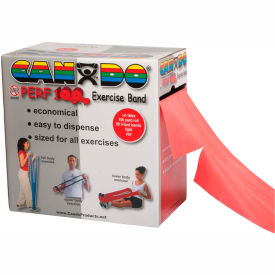 Latex Free Exercise Band, Red, 100 Yard Roll, 1 Roll/Box
