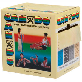 Low Powder Exercise Band, Tan, 50 Yard Roll, 1 Roll/Box