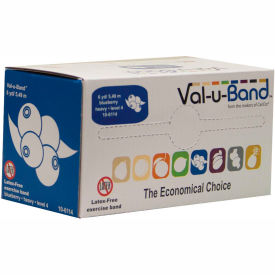 Latex Free Exercise Band, Blueberry - Level 4, 6 Yard Roll/Box