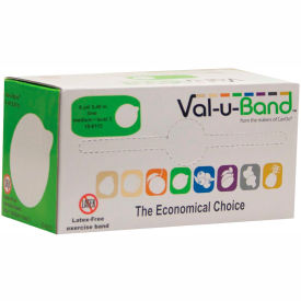 Latex Free Exercise Band, Lime - Level 3, 6 Yard Roll/Box