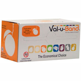 Latex Free Exercise Band, Orange - Level 2, 6 Yard Roll/Box