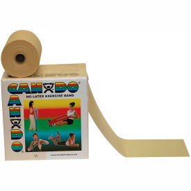Latex-Free Exercise Band, Tan, 50 Yard Roll, 1 Roll/Box