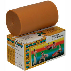 Latex-Free Exercise Band, Gold, 6 Yard Roll, 1 Roll/Box