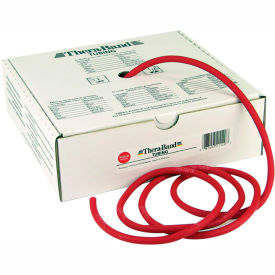 Latex Exercise Tubing, Red, 100' Roll/Box