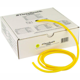 Latex Exercise Tubing, Yellow, 100' Roll/Box