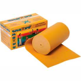 Low Powder Exercise Band, Gold, 6 Yard Roll, 1 Roll/Box