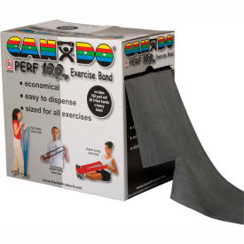 Latex Free Exercise Band, Black, 100 Yard Roll, 1 Roll/Box