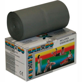Latex-Free Exercise Band, Silver, 6 Yard Roll, 1 Roll/Box