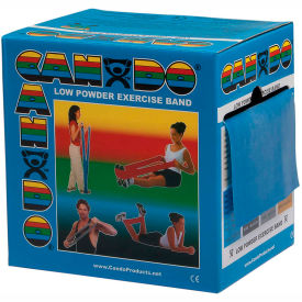Low Powder Exercise Band, Blue, 50 Yard Roll, 1 Roll/Box