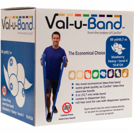 Latex Free Exercise Band, Blueberry - Level 4, 50 Yard Roll/Box