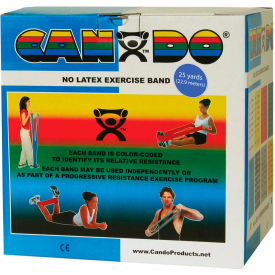 Latex-Free Exercise Band, Blue, 25 Yard Roll, 1 Roll/Box