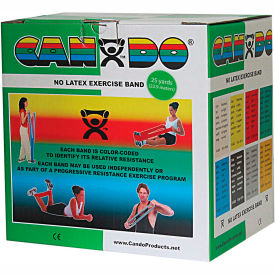 Latex-Free Exercise Band, Green, 25 Yard Roll, 1 Roll/Box