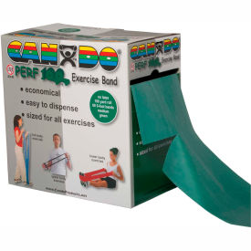 Latex Free Exercise Band, Green, 100 Yard Roll, 1 Roll/Box