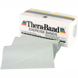 Latex Exercise Band, Silver, 6 Yard Roll/Box