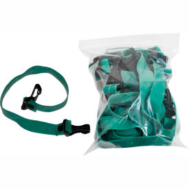 Adjustable Exercise Band, Medium, Green, 10 Each