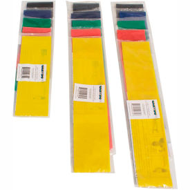 Exercise Band Loop Exerciser, 3 Size Set - 10", 15", 30", 5 Color Set
