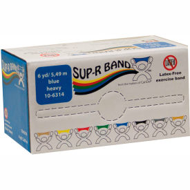 Latex Free Exercise Band, Blue, 6 Yard Roll/Box