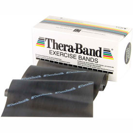 Latex Exercise Band, Black, 6 Yard Roll/Box