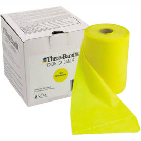 Latex Exercise Band, Yellow, 50 Yard Roll/Box