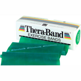 Latex Exercise Band, Green, 6 Yard Roll/Box
