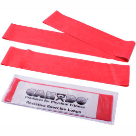 Exercise Band Loop Exerciser, 3 Size Set -10", 15", 30"), Red