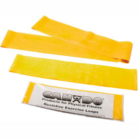 Exercise Band Loop Exerciser, 3 Size Set -10", 15", 30", Yellow