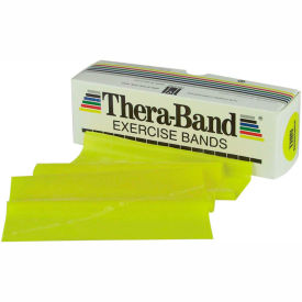Latex Exercise Band, Yellow, 6 Yard Roll/Box
