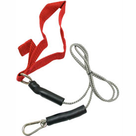 Bungee Exercise Cord with Attachments, 4' Cord, Red